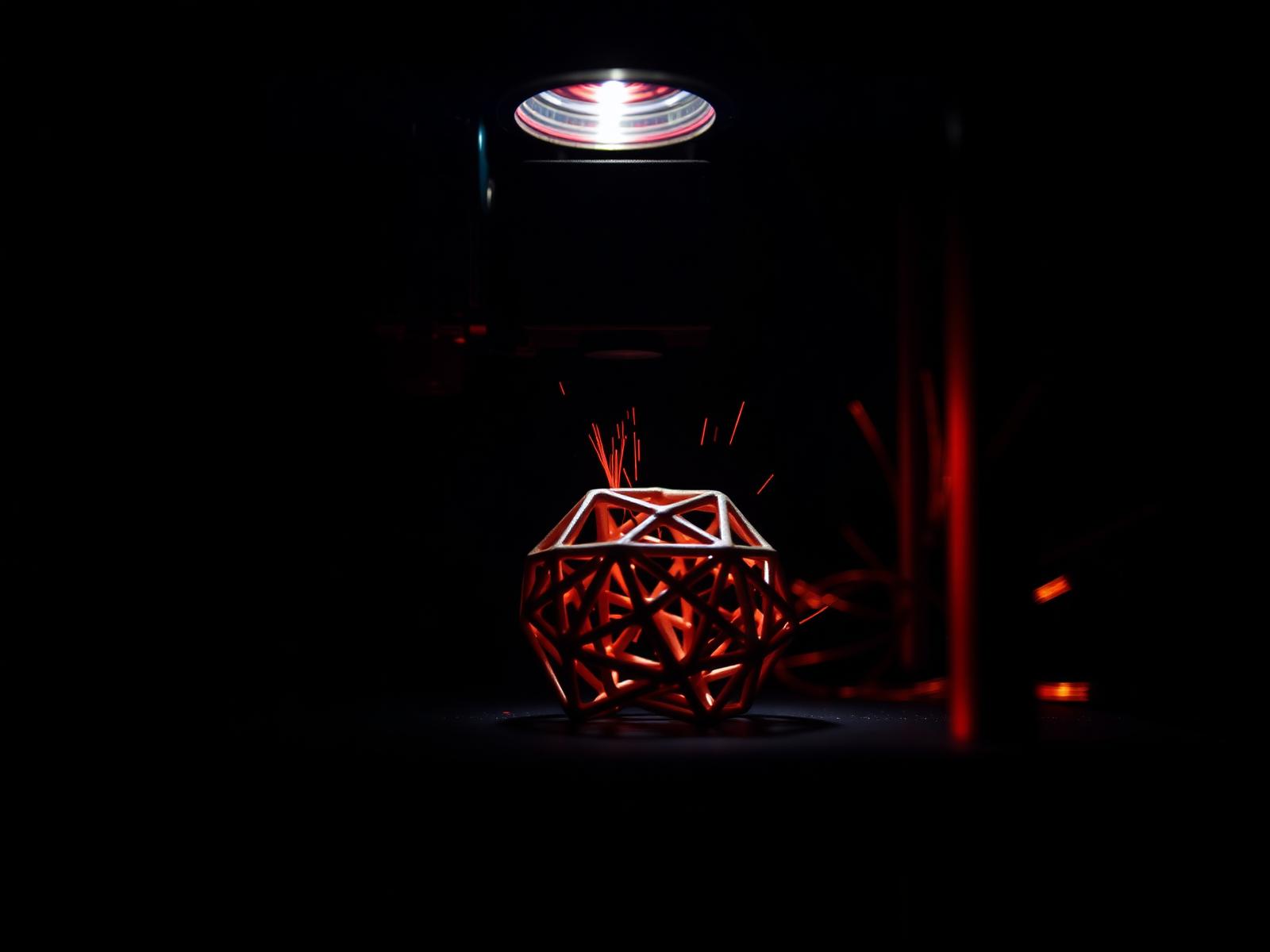 3D printer aan het werk